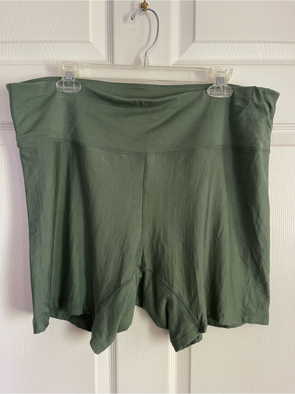 Wool& Spruce Green Roam Bike Short
